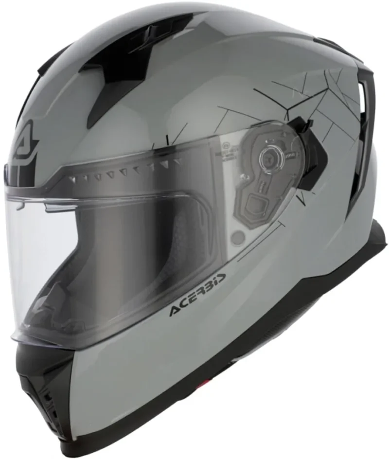 Dames motorhelm Acerbis (grijs)