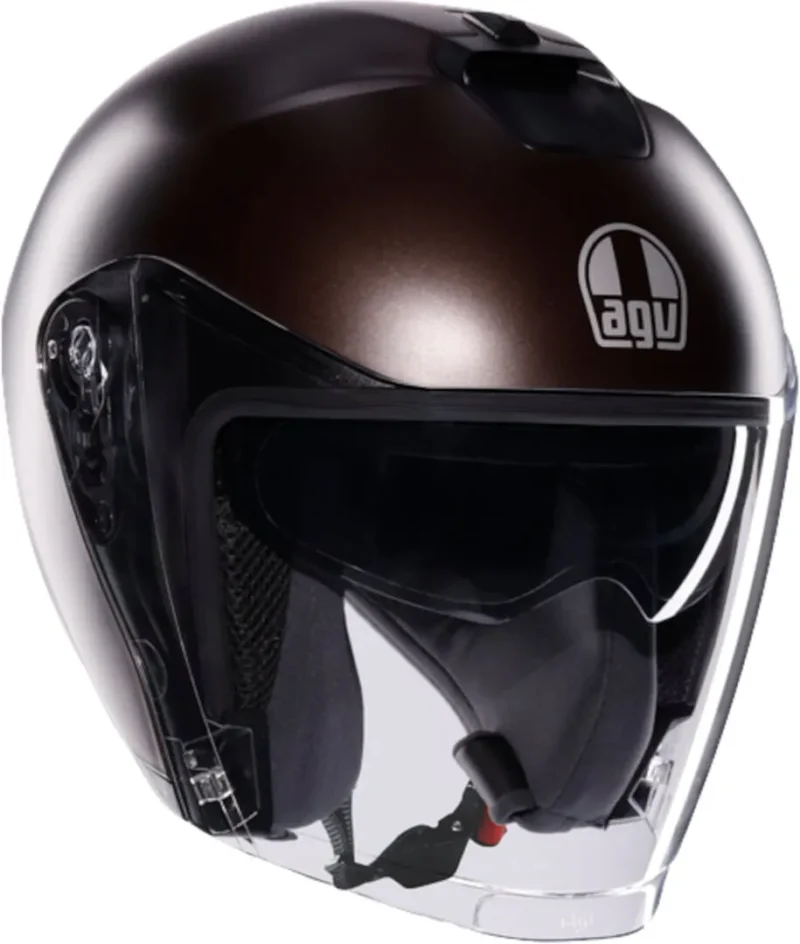 Dames motorhelm AGV (bruin)