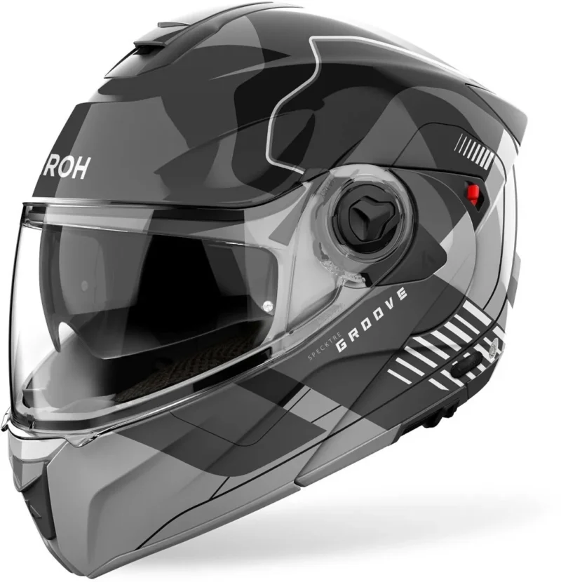 Dames motorhelm Airoh (grijs)