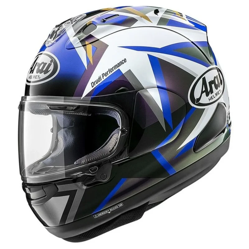 Dames motorhelm Arai RX-7V Evo (blauw)