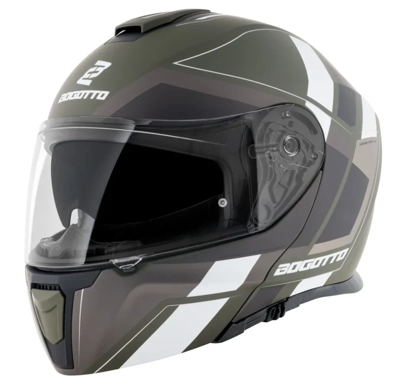 Dames motorhelm Bogotto (groen)