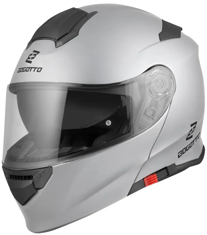 Dames motorhelm Bogotto (zilver)