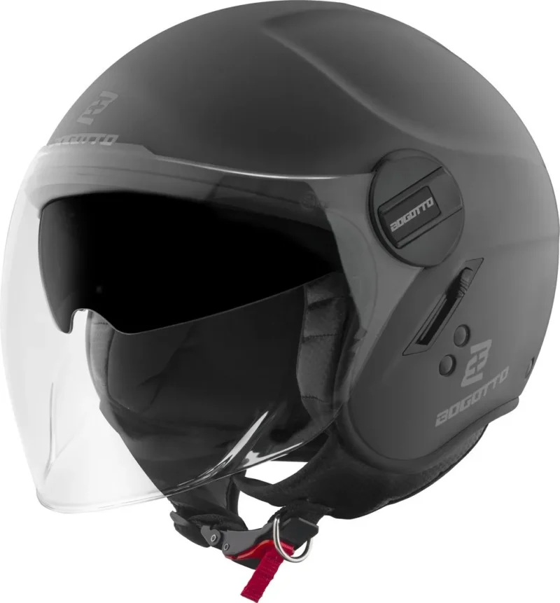 Dames motorhelm Bogotto (zwart)