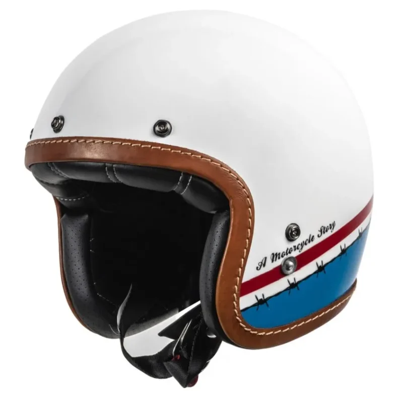 Dames motorhelm Helstons (wit)