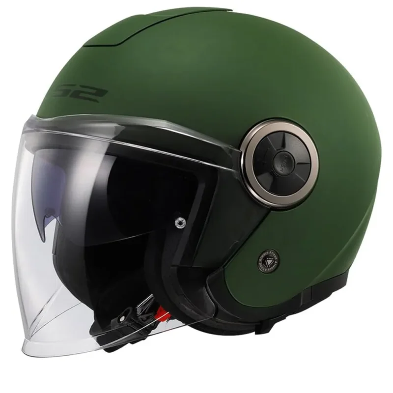 Dames motorhelm LS2 (groen)