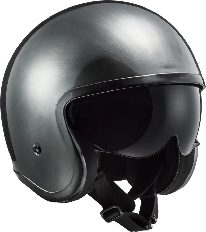 Dames motorhelm LS2 (zilver)