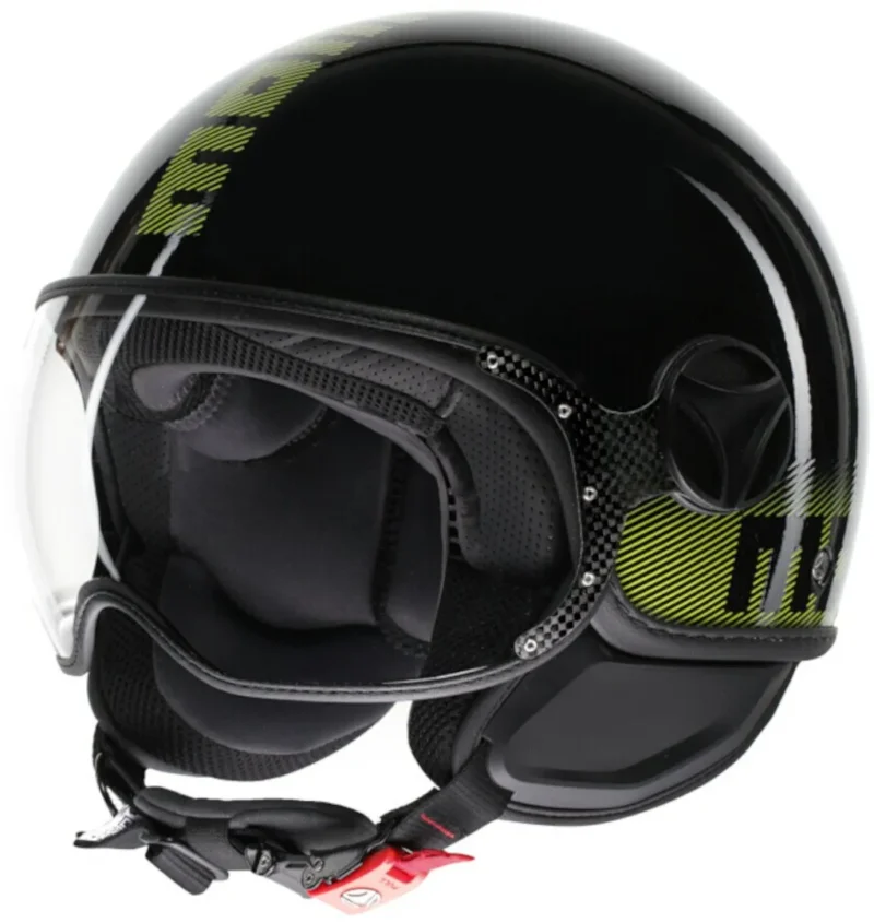 Dames motorhelm Momodesign (zwart)
