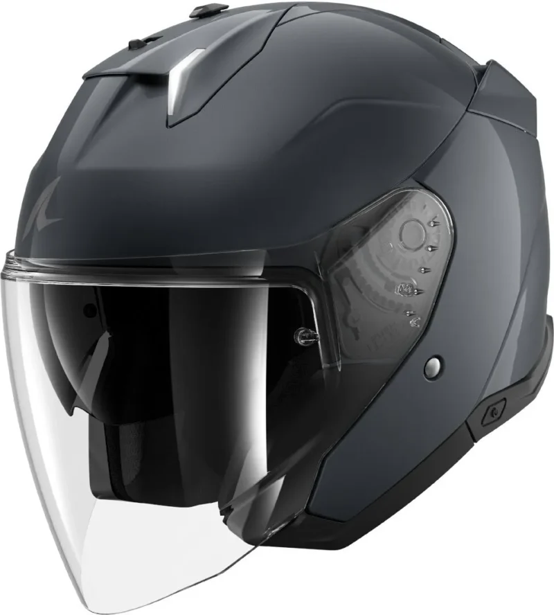 Dames motorhelm Shark (grijs)