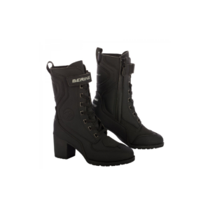 Bering Lady Leonarda 2 zwarte dames motorsneakers vooraanzicht