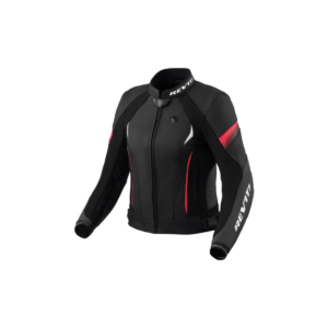 REV'IT! Xena 4 sportieve leren dames motorjas voor straat en circuitgebruik Rood