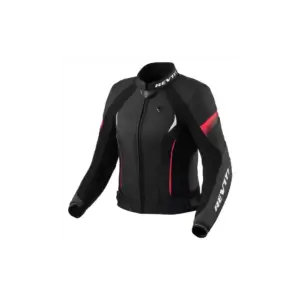 REV'IT! Xena 4 sportieve leren dames motorjas voor straat en circuitgebruik Rood