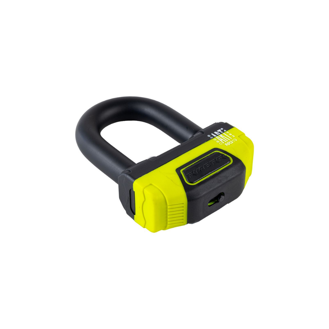Riderr RR55 geel schijfremslot voor motorbeveiliging met 5.5mm pen