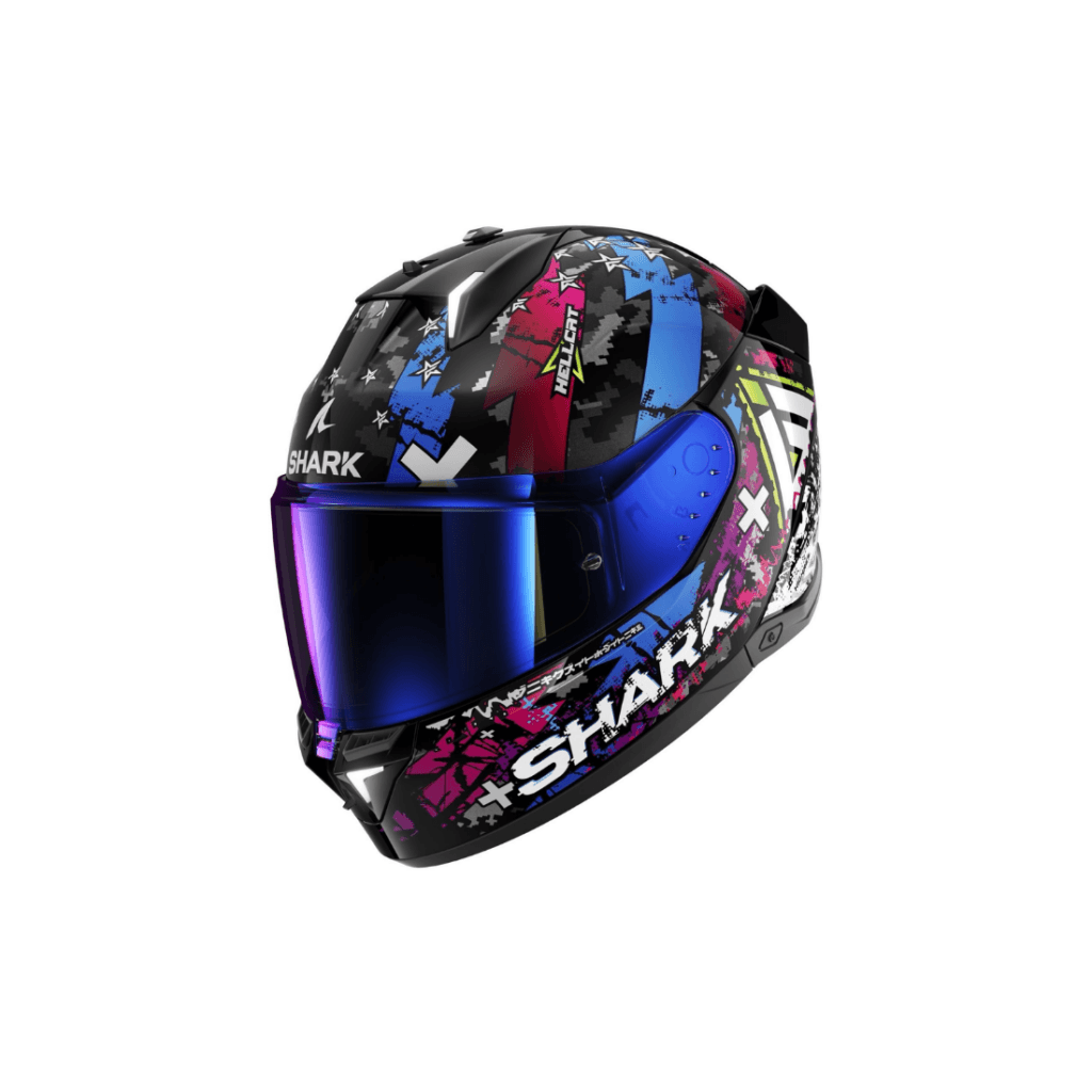 Shark Skwal i3 Hellcat integraalhelm met geïntegreerde actieve LED-remlichten