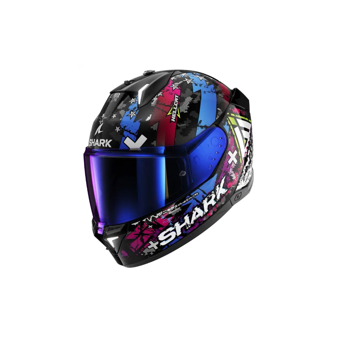 Shark Skwal i3 Hellcat integraalhelm met geïntegreerde actieve LED-remlichten