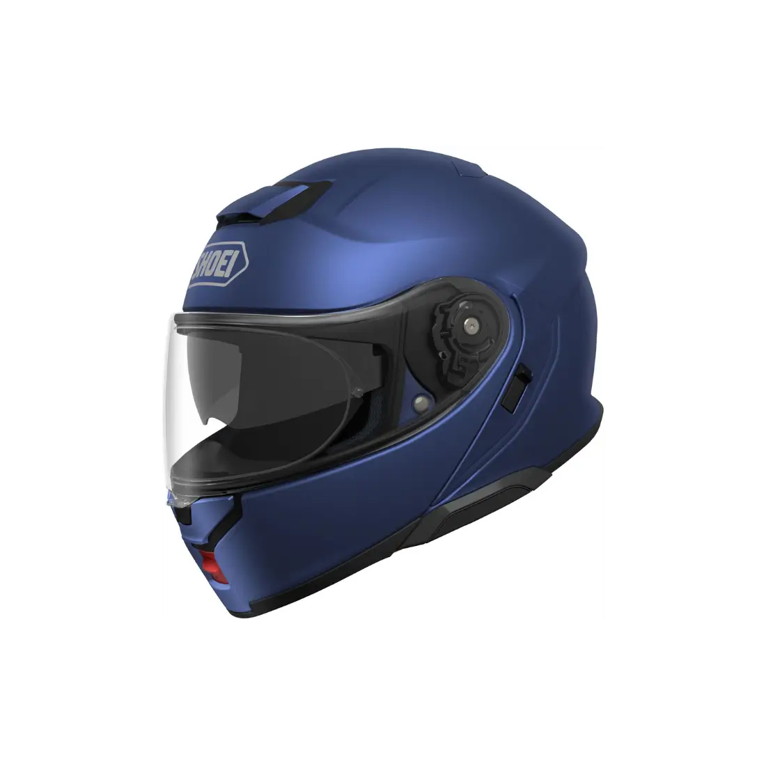 Shoei Neotec 3 luxe systeemhelm voor dames vooraanzicht in blauw