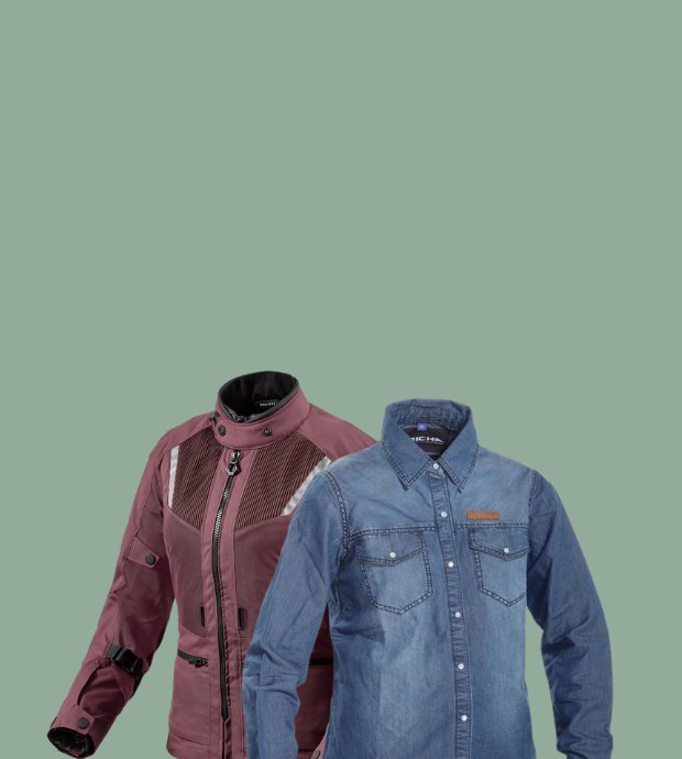 Dames Motorkleding vind je bij Damesmotorshop speciaal voor vrouwelijke pasvorm