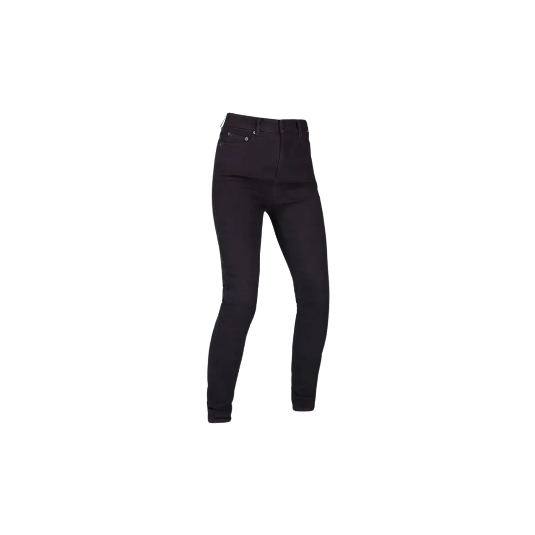 Blauwe Richa Second Skin dames motorjeans met skinny fit vooraanzicht.