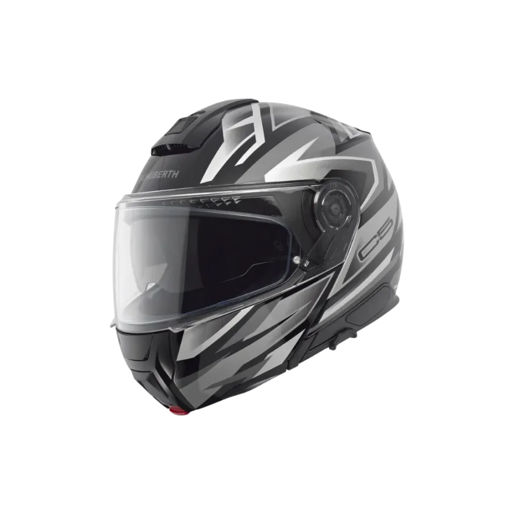 Sportieve Schuberth C5 Zenith dames motorhelm met gesloten kinstuk vooraanzicht.